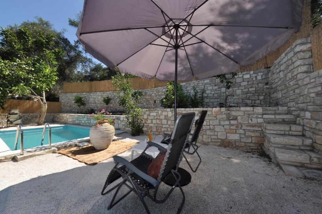 Villa Paxos Adamantia With Private Pool Gaios Esterno foto