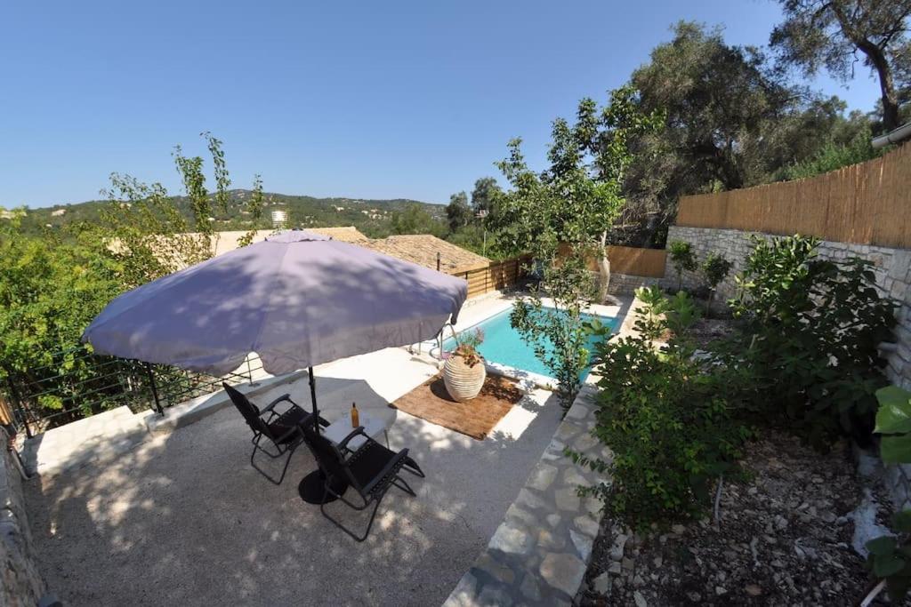 Villa Paxos Adamantia With Private Pool Gaios Esterno foto